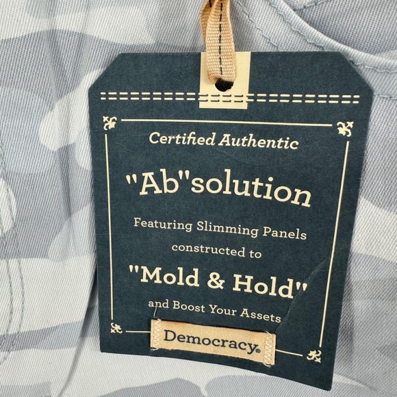 Democracy Absolution Camo Bermuda Shorts Womens 14 Blue Grey Stretch BH810Q8X2 - Picture 4 of 15